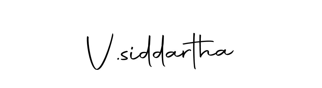 How to make V.siddartha signature? Autography-DOLnW is a professional autograph style. Create handwritten signature for V.siddartha name. V.siddartha signature style 10 images and pictures png