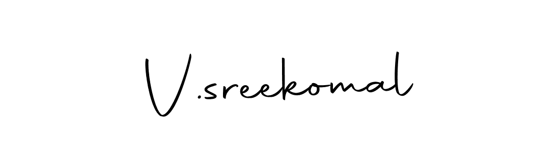 You should practise on your own different ways (Autography-DOLnW) to write your name (V.sreekomal) in signature. don't let someone else do it for you. V.sreekomal signature style 10 images and pictures png