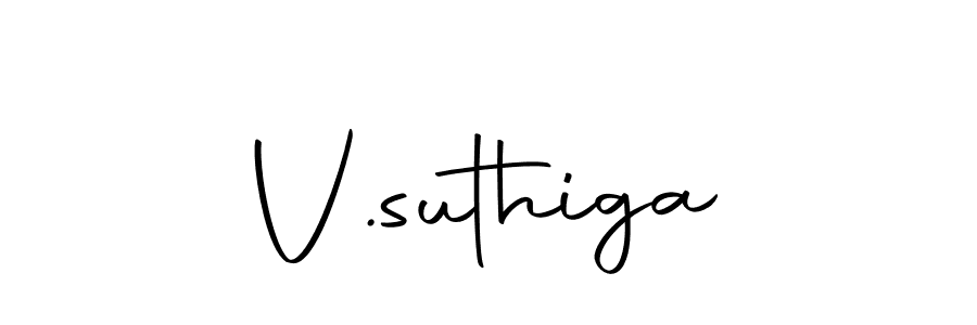 V.suthiga stylish signature style. Best Handwritten Sign (Autography-DOLnW) for my name. Handwritten Signature Collection Ideas for my name V.suthiga. V.suthiga signature style 10 images and pictures png