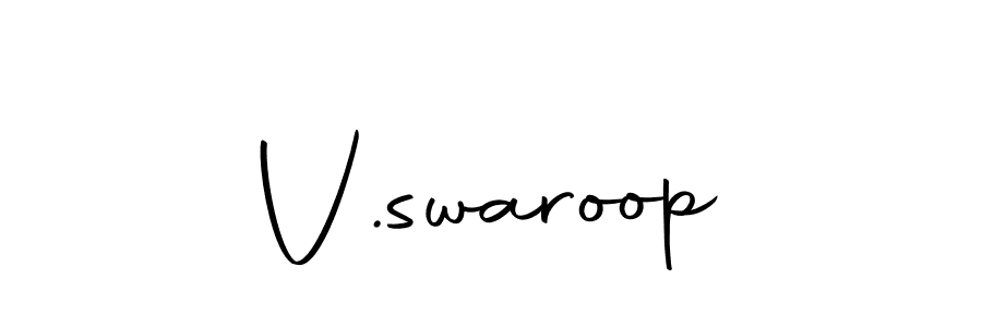 Make a beautiful signature design for name V.swaroop. Use this online signature maker to create a handwritten signature for free. V.swaroop signature style 10 images and pictures png