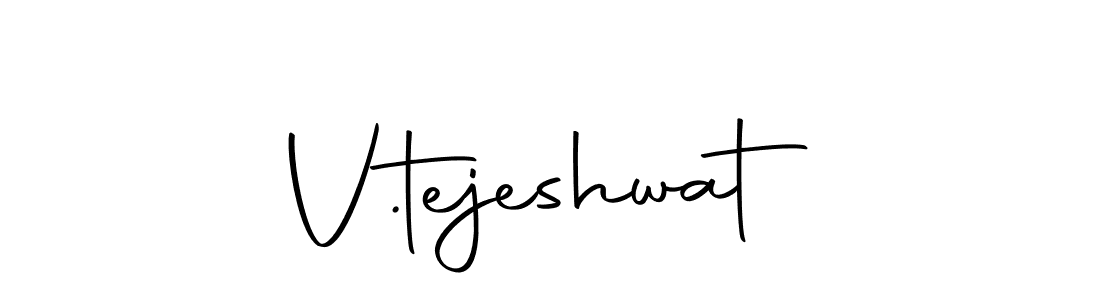 Also we have V.tejeshwat name is the best signature style. Create professional handwritten signature collection using Autography-DOLnW autograph style. V.tejeshwat signature style 10 images and pictures png