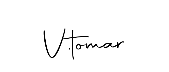 if you are searching for the best signature style for your name V.tomar. so please give up your signature search. here we have designed multiple signature styles  using Autography-DOLnW. V.tomar signature style 10 images and pictures png