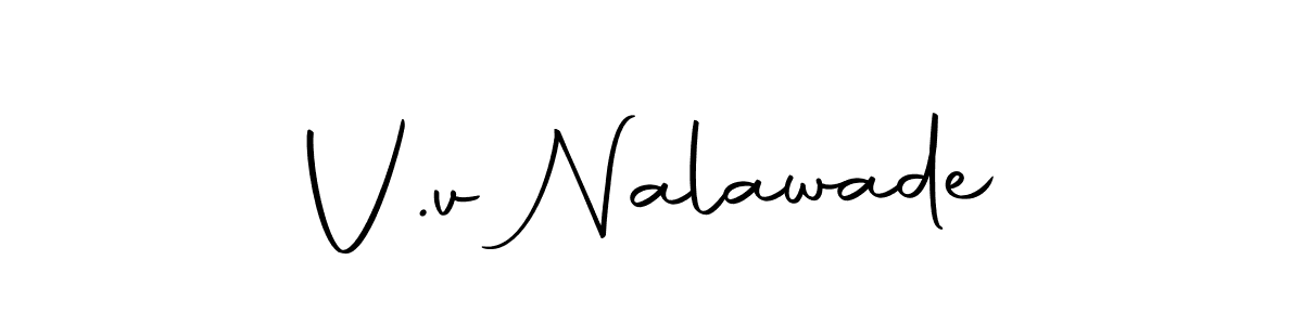 Also we have V.v Nalawade name is the best signature style. Create professional handwritten signature collection using Autography-DOLnW autograph style. V.v Nalawade signature style 10 images and pictures png