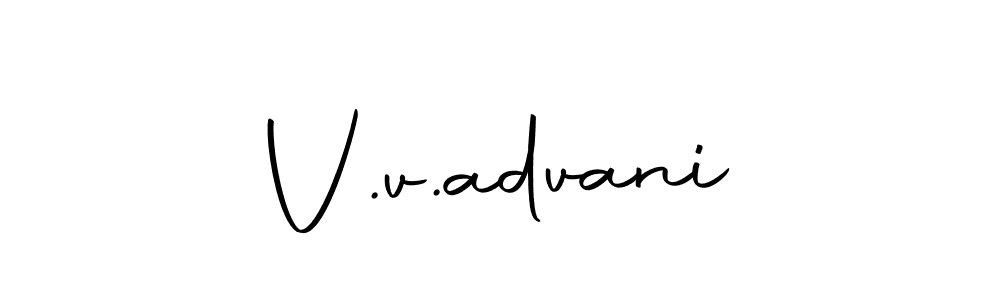 The best way (Autography-DOLnW) to make a short signature is to pick only two or three words in your name. The name V.v.advani include a total of six letters. For converting this name. V.v.advani signature style 10 images and pictures png