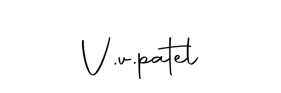 Make a beautiful signature design for name V.v.patel. Use this online signature maker to create a handwritten signature for free. V.v.patel signature style 10 images and pictures png