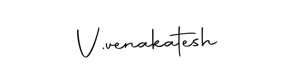 Create a beautiful signature design for name V.venakatesh. With this signature (Autography-DOLnW) fonts, you can make a handwritten signature for free. V.venakatesh signature style 10 images and pictures png