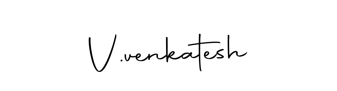 Design your own signature with our free online signature maker. With this signature software, you can create a handwritten (Autography-DOLnW) signature for name V.venkatesh. V.venkatesh signature style 10 images and pictures png