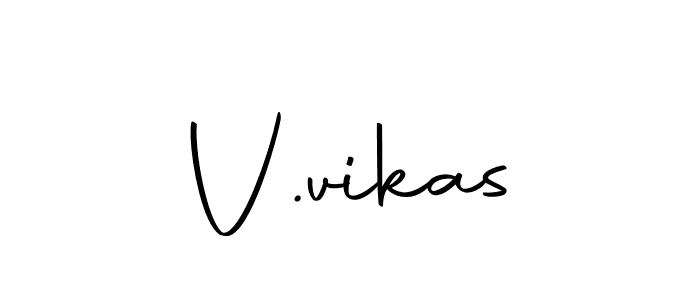 You can use this online signature creator to create a handwritten signature for the name V.vikas. This is the best online autograph maker. V.vikas signature style 10 images and pictures png