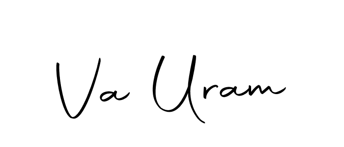 Use a signature maker to create a handwritten signature online. With this signature software, you can design (Autography-DOLnW) your own signature for name Va Uram. Va Uram signature style 10 images and pictures png