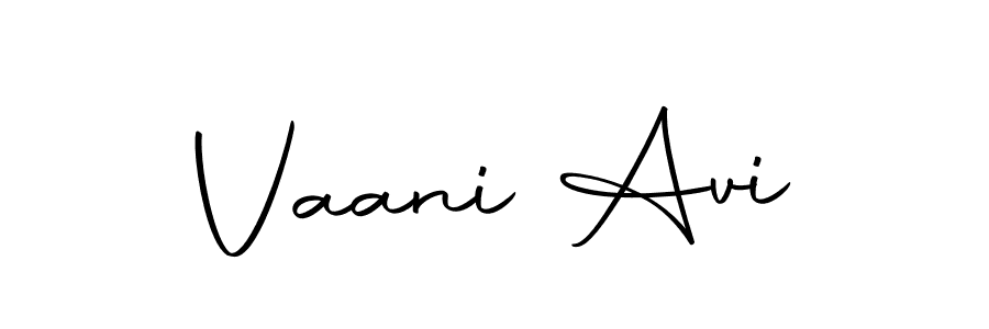 How to make Vaani Avi signature? Autography-DOLnW is a professional autograph style. Create handwritten signature for Vaani Avi name. Vaani Avi signature style 10 images and pictures png