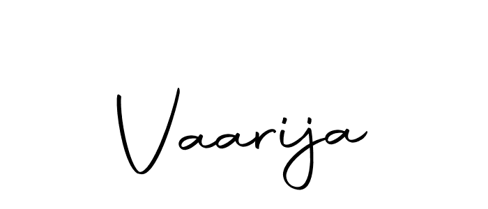 Make a beautiful signature design for name Vaarija. With this signature (Autography-DOLnW) style, you can create a handwritten signature for free. Vaarija signature style 10 images and pictures png