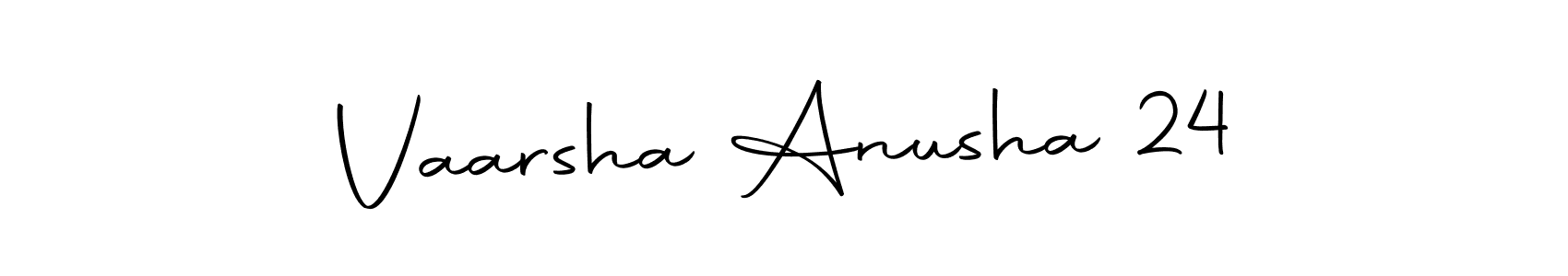 How to make Vaarsha Anusha 24 signature? Autography-DOLnW is a professional autograph style. Create handwritten signature for Vaarsha Anusha 24 name. Vaarsha Anusha 24 signature style 10 images and pictures png