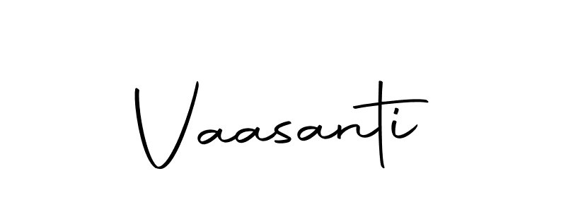 Make a beautiful signature design for name Vaasanti. With this signature (Autography-DOLnW) style, you can create a handwritten signature for free. Vaasanti signature style 10 images and pictures png