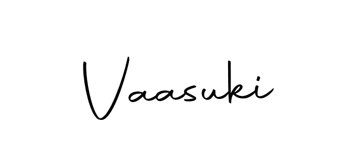 Design your own signature with our free online signature maker. With this signature software, you can create a handwritten (Autography-DOLnW) signature for name Vaasuki. Vaasuki signature style 10 images and pictures png