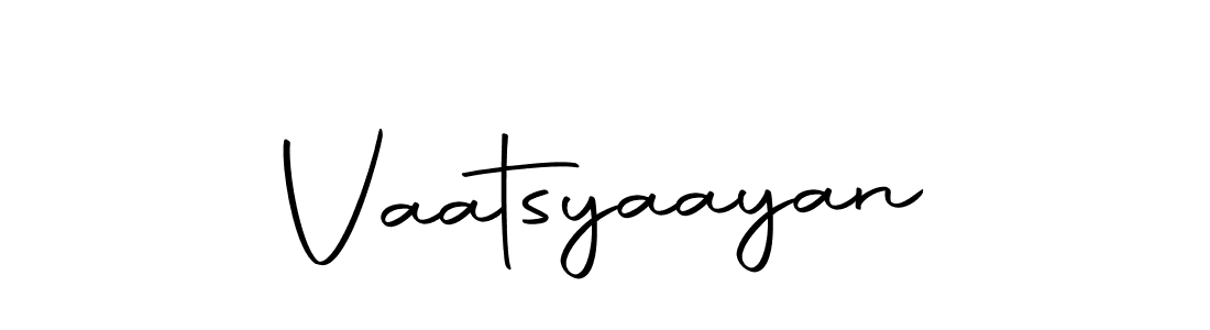 Make a beautiful signature design for name Vaatsyaayan. With this signature (Autography-DOLnW) style, you can create a handwritten signature for free. Vaatsyaayan signature style 10 images and pictures png