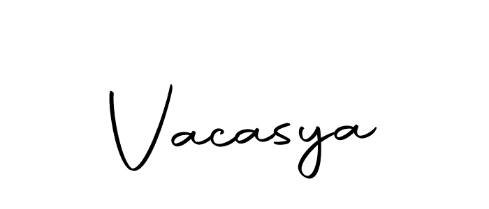 Similarly Autography-DOLnW is the best handwritten signature design. Signature creator online .You can use it as an online autograph creator for name Vacasya. Vacasya signature style 10 images and pictures png