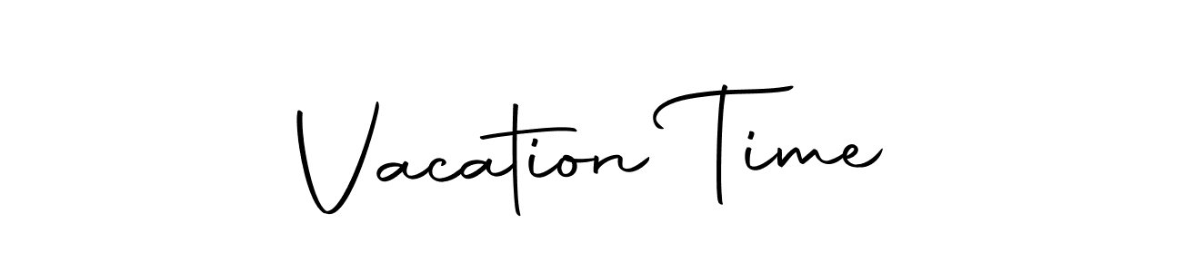 Also we have Vacation Time name is the best signature style. Create professional handwritten signature collection using Autography-DOLnW autograph style. Vacation Time signature style 10 images and pictures png