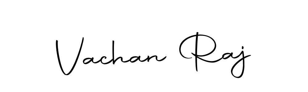 Create a beautiful signature design for name Vachan Raj. With this signature (Autography-DOLnW) fonts, you can make a handwritten signature for free. Vachan Raj signature style 10 images and pictures png