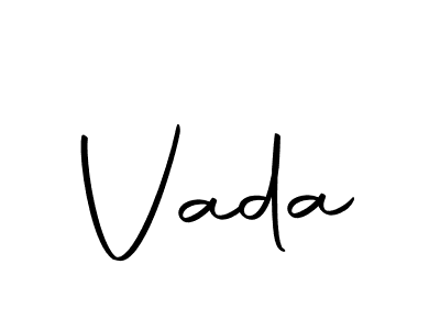 if you are searching for the best signature style for your name Vada. so please give up your signature search. here we have designed multiple signature styles  using Autography-DOLnW. Vada signature style 10 images and pictures png