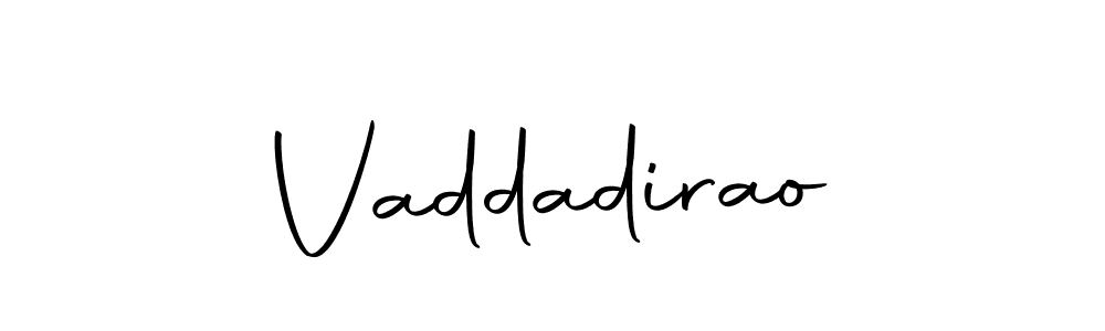 Create a beautiful signature design for name Vaddadirao. With this signature (Autography-DOLnW) fonts, you can make a handwritten signature for free. Vaddadirao signature style 10 images and pictures png