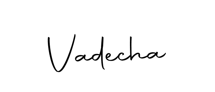 Autography-DOLnW is a professional signature style that is perfect for those who want to add a touch of class to their signature. It is also a great choice for those who want to make their signature more unique. Get Vadecha name to fancy signature for free. Vadecha signature style 10 images and pictures png