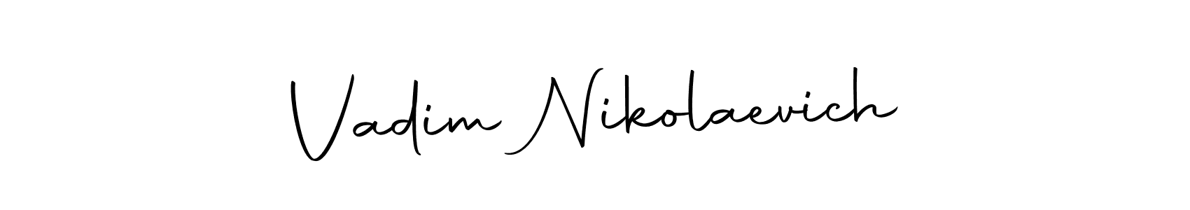 Use a signature maker to create a handwritten signature online. With this signature software, you can design (Autography-DOLnW) your own signature for name Vadim Nikolaevich. Vadim Nikolaevich signature style 10 images and pictures png