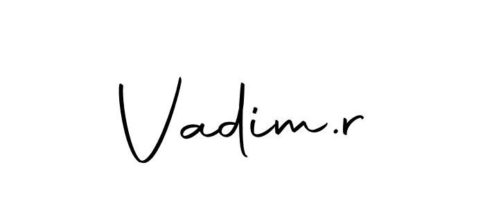 How to make Vadim.r signature? Autography-DOLnW is a professional autograph style. Create handwritten signature for Vadim.r name. Vadim.r signature style 10 images and pictures png