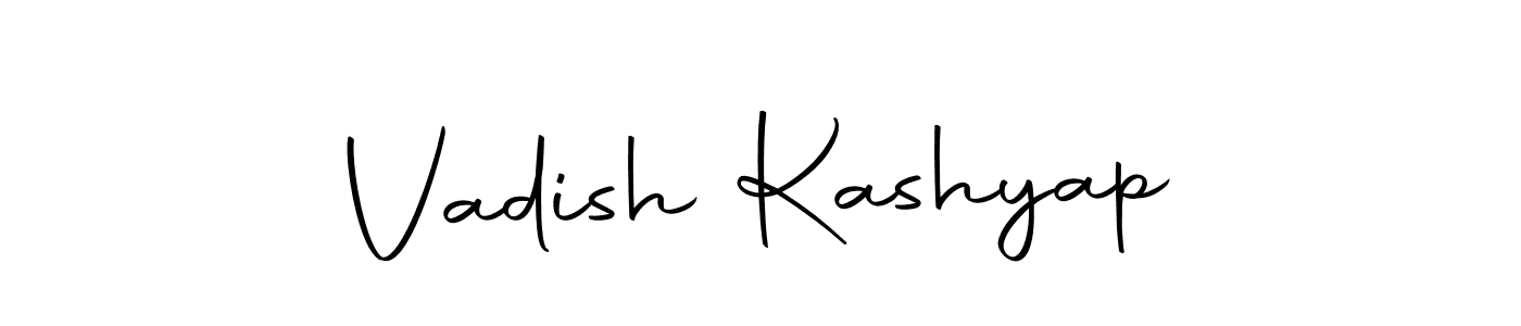 You should practise on your own different ways (Autography-DOLnW) to write your name (Vadish Kashyap) in signature. don't let someone else do it for you. Vadish Kashyap signature style 10 images and pictures png