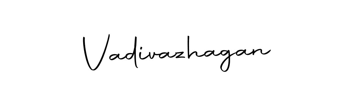 Use a signature maker to create a handwritten signature online. With this signature software, you can design (Autography-DOLnW) your own signature for name Vadivazhagan. Vadivazhagan signature style 10 images and pictures png