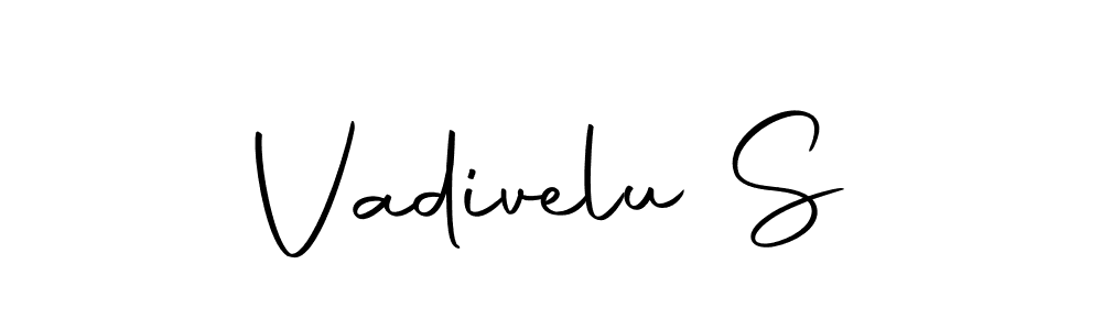 if you are searching for the best signature style for your name Vadivelu S. so please give up your signature search. here we have designed multiple signature styles  using Autography-DOLnW. Vadivelu S signature style 10 images and pictures png