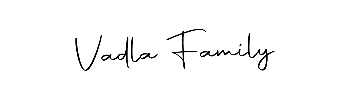 Also we have Vadla Family name is the best signature style. Create professional handwritten signature collection using Autography-DOLnW autograph style. Vadla Family signature style 10 images and pictures png