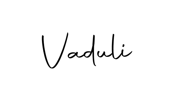 It looks lik you need a new signature style for name Vaduli. Design unique handwritten (Autography-DOLnW) signature with our free signature maker in just a few clicks. Vaduli signature style 10 images and pictures png