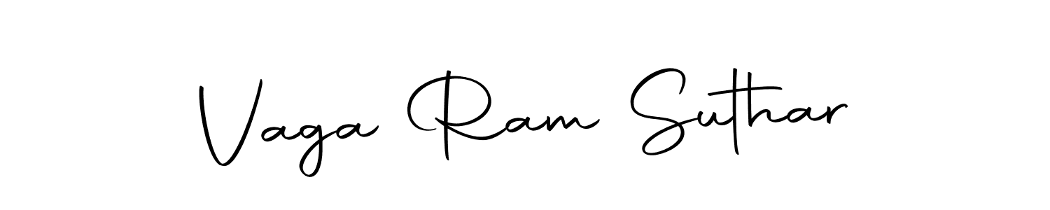 Create a beautiful signature design for name Vaga Ram Suthar. With this signature (Autography-DOLnW) fonts, you can make a handwritten signature for free. Vaga Ram Suthar signature style 10 images and pictures png