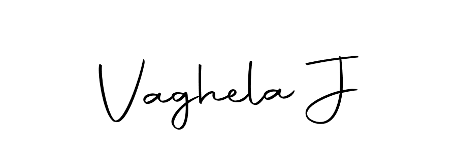 Vaghela J stylish signature style. Best Handwritten Sign (Autography-DOLnW) for my name. Handwritten Signature Collection Ideas for my name Vaghela J. Vaghela J signature style 10 images and pictures png