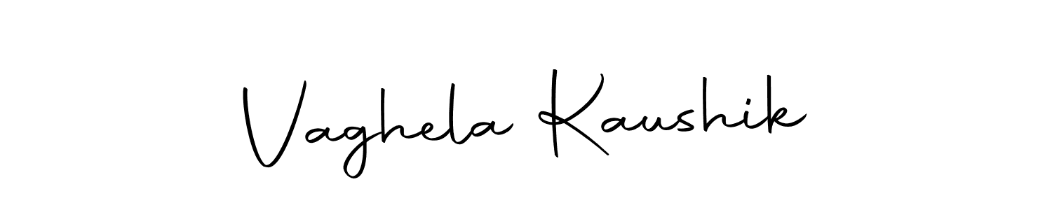 Design your own signature with our free online signature maker. With this signature software, you can create a handwritten (Autography-DOLnW) signature for name Vaghela Kaushik. Vaghela Kaushik signature style 10 images and pictures png