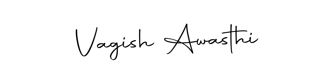 Vagish Awasthi stylish signature style. Best Handwritten Sign (Autography-DOLnW) for my name. Handwritten Signature Collection Ideas for my name Vagish Awasthi. Vagish Awasthi signature style 10 images and pictures png