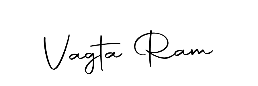 How to make Vagta Ram name signature. Use Autography-DOLnW style for creating short signs online. This is the latest handwritten sign. Vagta Ram signature style 10 images and pictures png