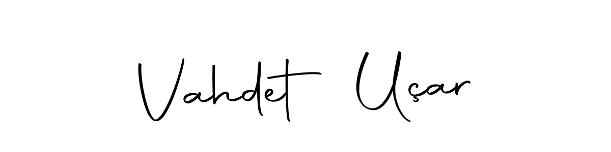 Make a beautiful signature design for name Vahdet Uçar. Use this online signature maker to create a handwritten signature for free. Vahdet Uçar signature style 10 images and pictures png