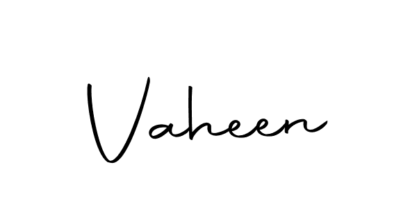 Make a beautiful signature design for name Vaheen. Use this online signature maker to create a handwritten signature for free. Vaheen signature style 10 images and pictures png