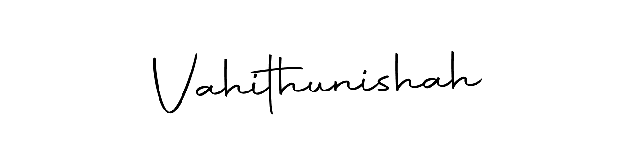 Make a short Vahithunishah signature style. Manage your documents anywhere anytime using Autography-DOLnW. Create and add eSignatures, submit forms, share and send files easily. Vahithunishah signature style 10 images and pictures png