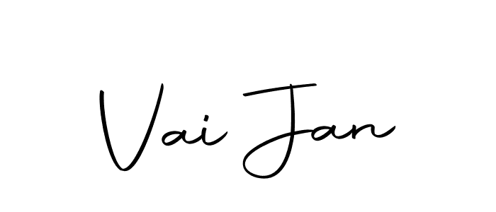 Create a beautiful signature design for name Vai Jan. With this signature (Autography-DOLnW) fonts, you can make a handwritten signature for free. Vai Jan signature style 10 images and pictures png