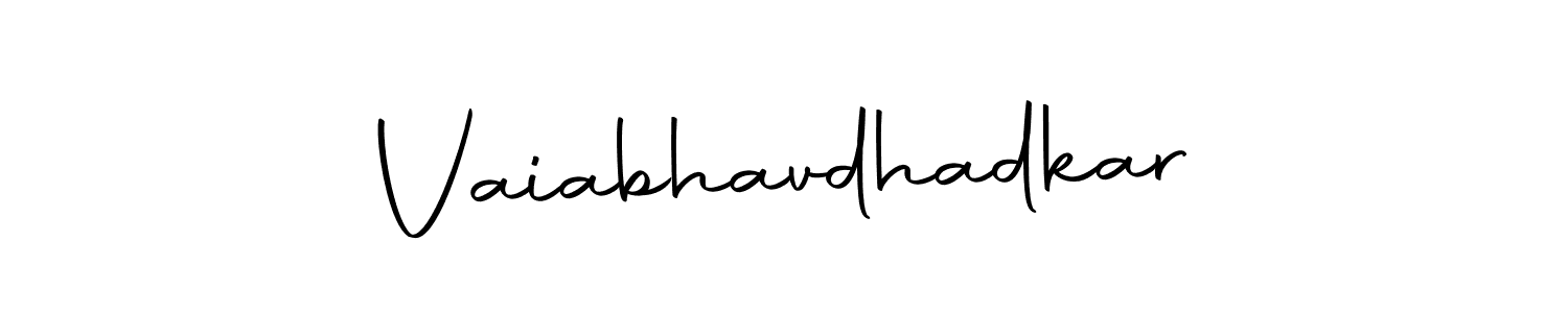 How to make Vaiabhavdhadkar signature? Autography-DOLnW is a professional autograph style. Create handwritten signature for Vaiabhavdhadkar name. Vaiabhavdhadkar signature style 10 images and pictures png