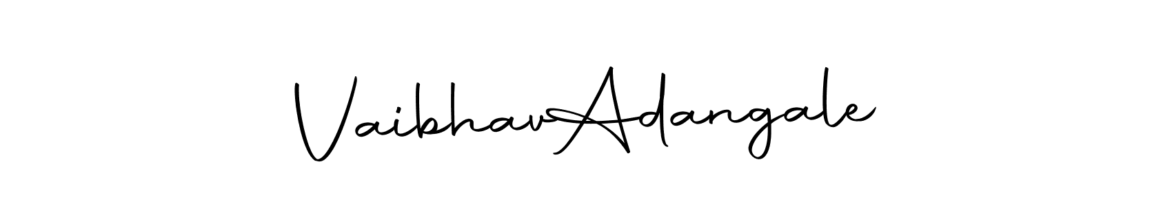 Also we have Vaibhav  Adangale name is the best signature style. Create professional handwritten signature collection using Autography-DOLnW autograph style. Vaibhav  Adangale signature style 10 images and pictures png