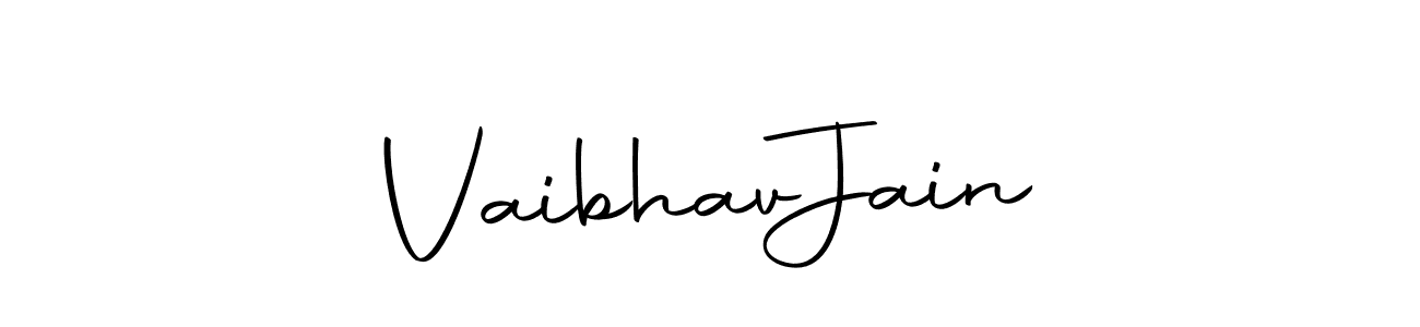 Design your own signature with our free online signature maker. With this signature software, you can create a handwritten (Autography-DOLnW) signature for name Vaibhav  Jain. Vaibhav  Jain signature style 10 images and pictures png