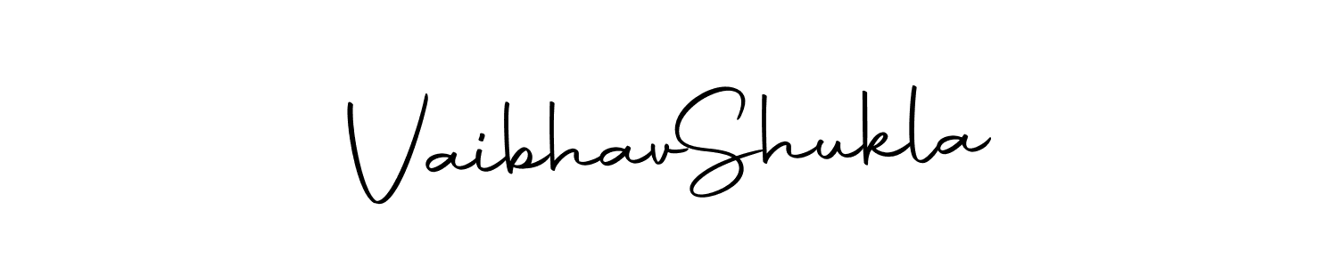 How to make Vaibhav  Shukla name signature. Use Autography-DOLnW style for creating short signs online. This is the latest handwritten sign. Vaibhav  Shukla signature style 10 images and pictures png