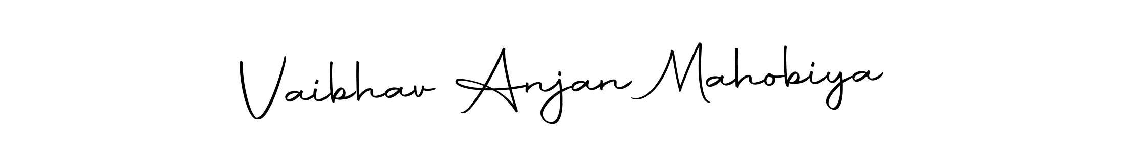 Vaibhav Anjan Mahobiya stylish signature style. Best Handwritten Sign (Autography-DOLnW) for my name. Handwritten Signature Collection Ideas for my name Vaibhav Anjan Mahobiya. Vaibhav Anjan Mahobiya signature style 10 images and pictures png