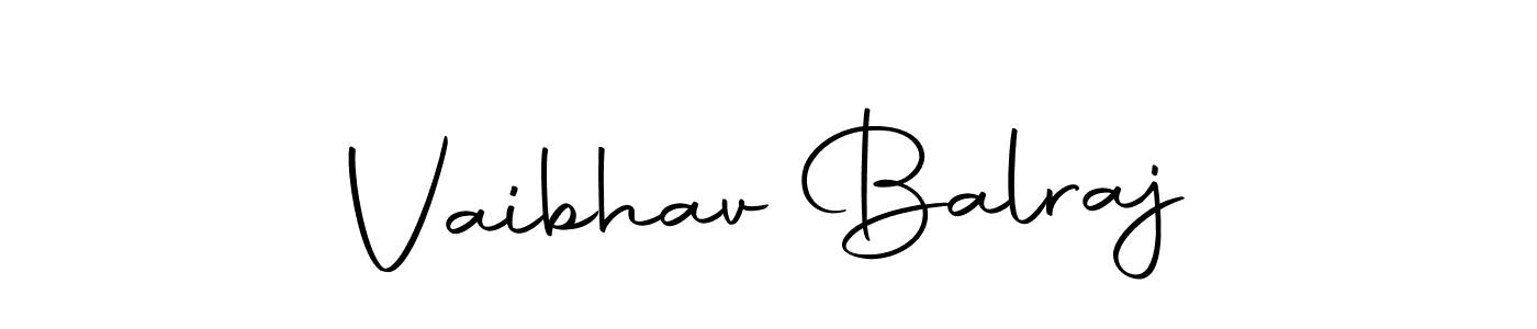 Use a signature maker to create a handwritten signature online. With this signature software, you can design (Autography-DOLnW) your own signature for name Vaibhav Balraj. Vaibhav Balraj signature style 10 images and pictures png