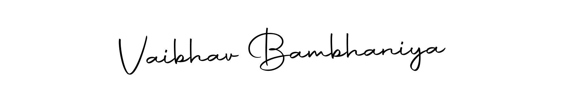 The best way (Autography-DOLnW) to make a short signature is to pick only two or three words in your name. The name Vaibhav Bambhaniya include a total of six letters. For converting this name. Vaibhav Bambhaniya signature style 10 images and pictures png