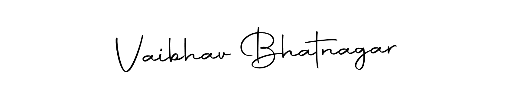Create a beautiful signature design for name Vaibhav Bhatnagar. With this signature (Autography-DOLnW) fonts, you can make a handwritten signature for free. Vaibhav Bhatnagar signature style 10 images and pictures png