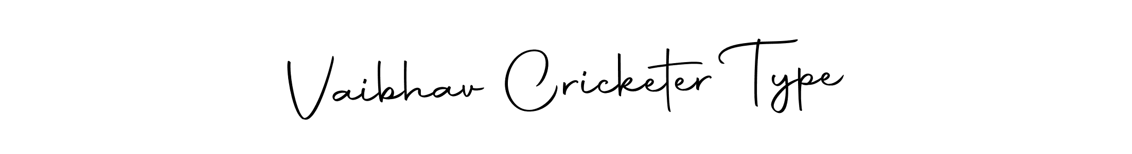 You should practise on your own different ways (Autography-DOLnW) to write your name (Vaibhav Cricketer Type) in signature. don't let someone else do it for you. Vaibhav Cricketer Type signature style 10 images and pictures png